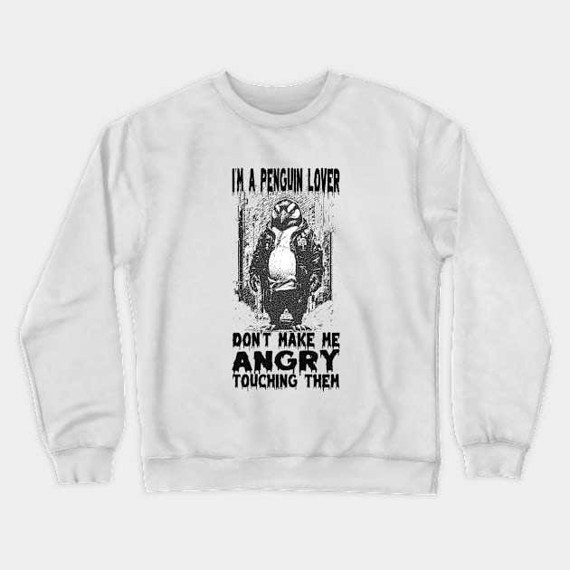 i.m a penguin lover Crewneck Sweatshirt by ANNATEES